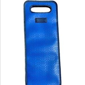Coach Blue Wine Tote